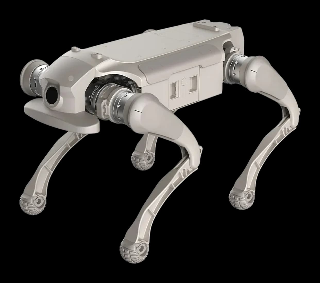 AGIBOT D1 Ultra quadruped robot, three-quarter view